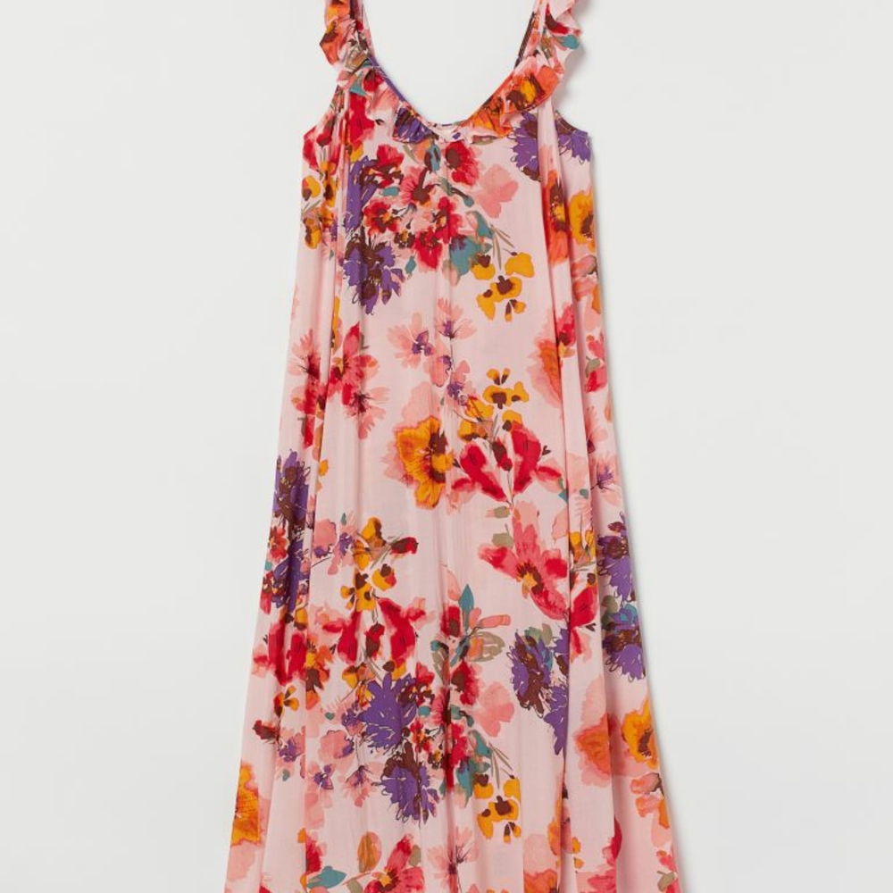 Ruffle-trimmed Dress